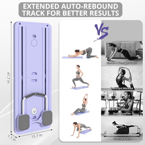 JANUA Pilates Board - Foldable 5-in-1 Reformer Set for Home R193