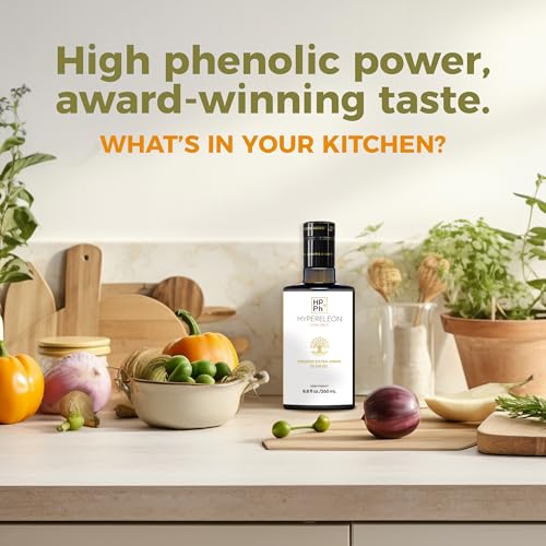 HYPERELEON GOLD Organic Greek Extra Virgin Olive Oil, Unfiltered, 260ml R31352