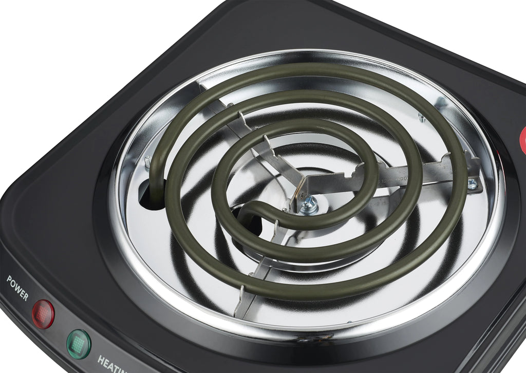 Mainstays Single Burner, 1100W Portable Electric Cooktop F59236