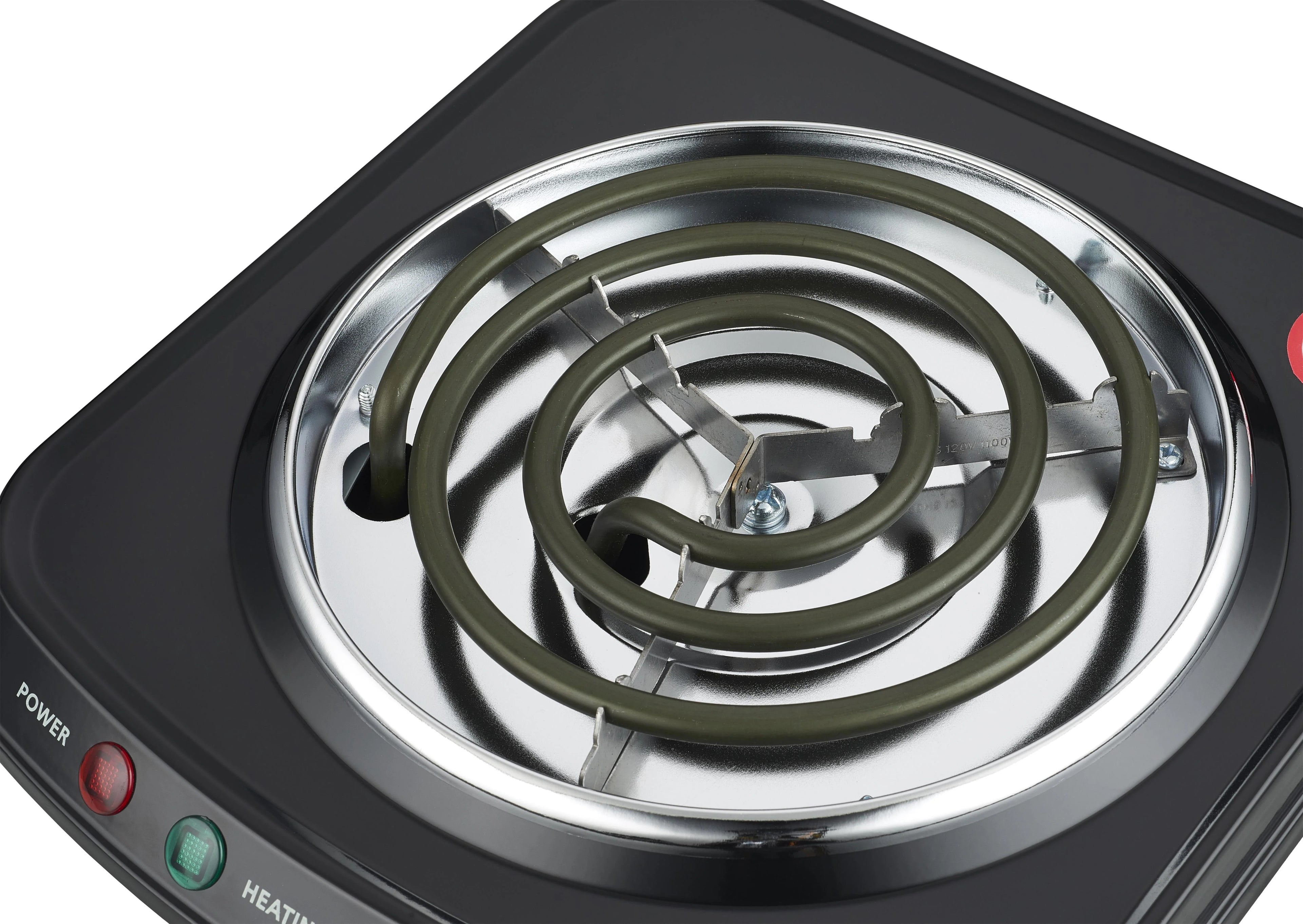 Mainstays Single Burner, 1100W Portable Electric Cooktop F59236