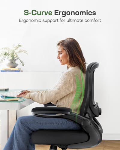 Marsail Ergonomic Office Chair with 3D Lumbar Support & Headrest T824
