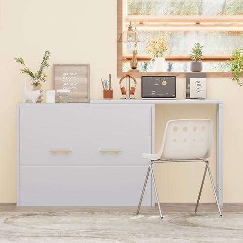 Ball & Cast Queen Murphy Bed Wall Chest with USB and Storage X29201