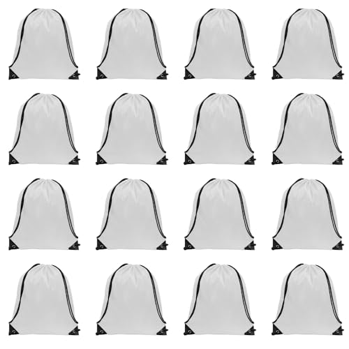 GoodtoU 40 Pack Drawstring Backpacks Waterproof Nylon Cinch Bags for School Gym N792