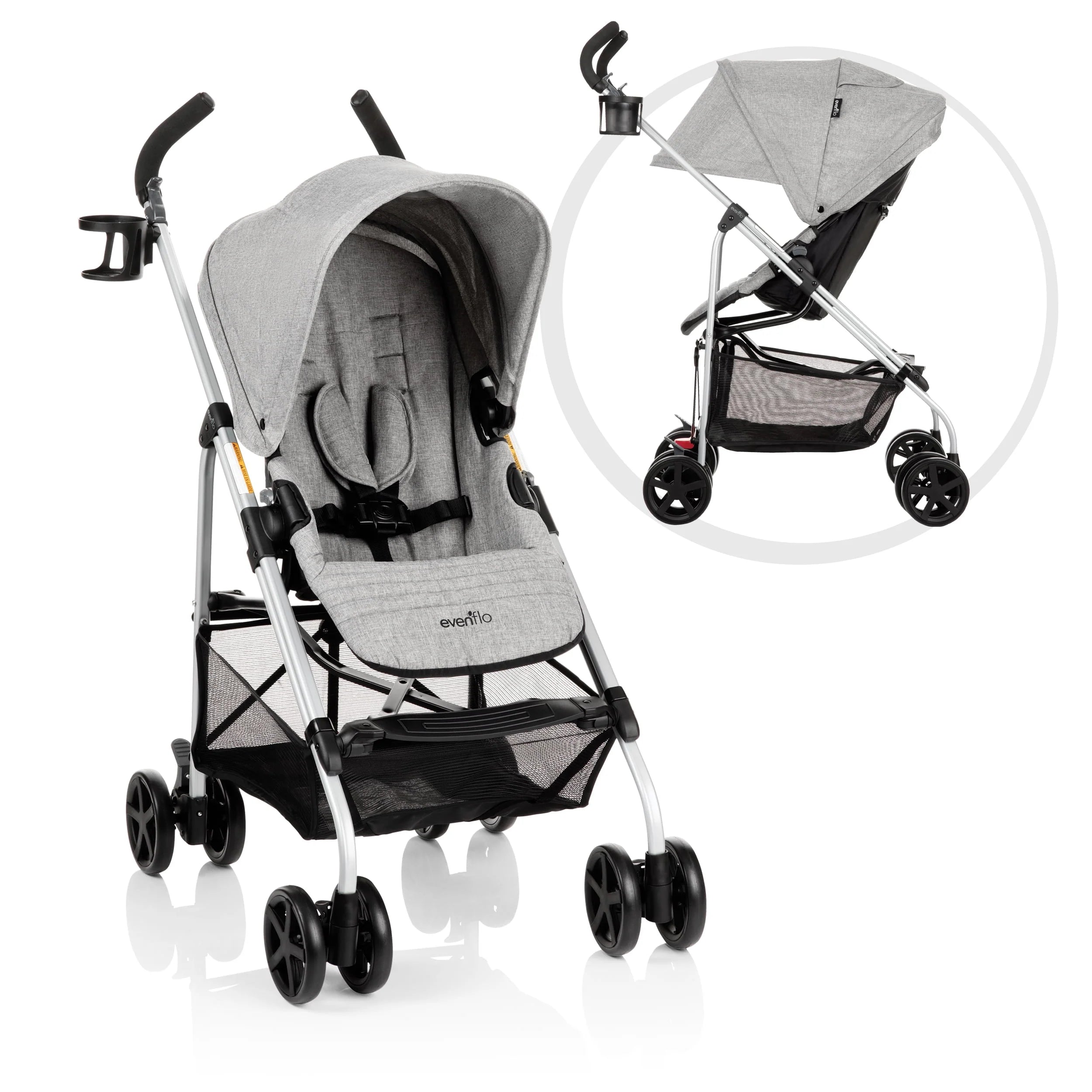 Evenflo Reversi Lightweight Reversible Stroller, Altair Black F135961