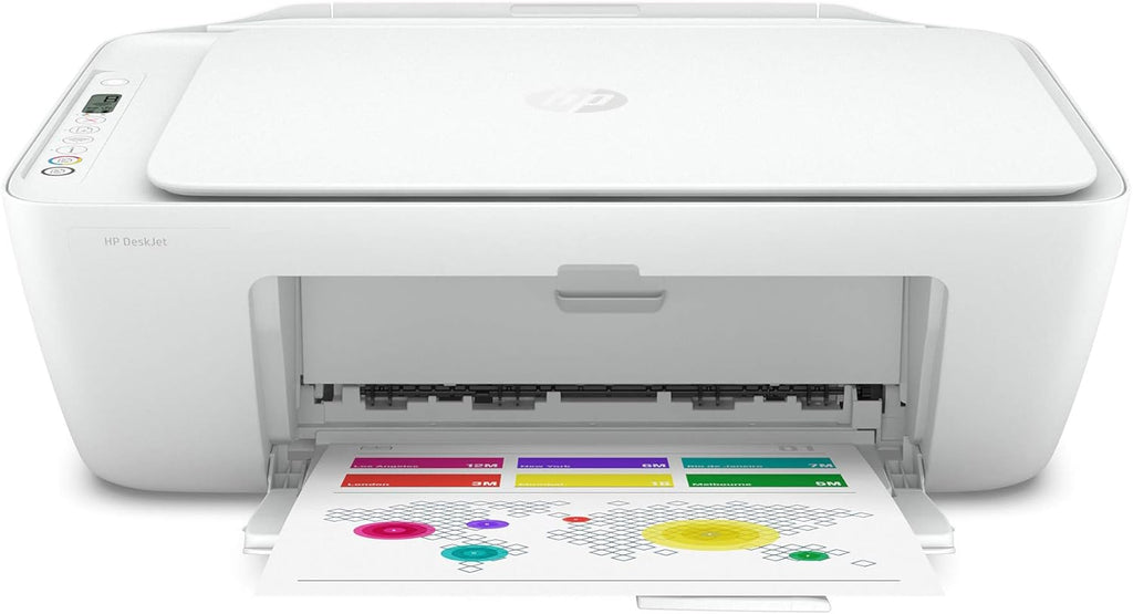 HP DeskJet Series Wireless All-in-One Color Inkjet Printer - Print, Scan, Copy for Home Business Office - Icon LCD Display, Instant Ink Ready, Up to 1200 x 1200 dpi, Bluetooth 4.1, WiFi, USB