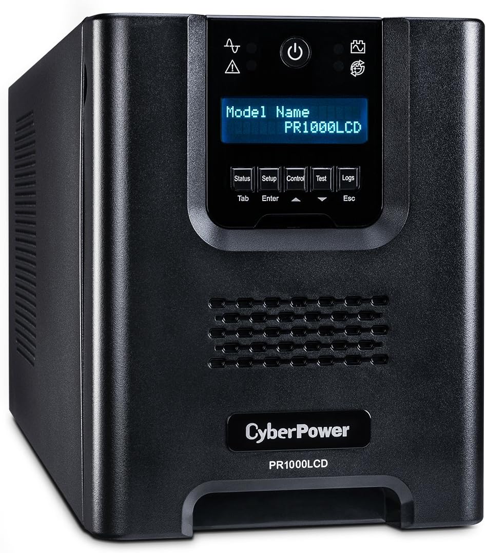 CyberPower PR1500LCD Smart App Sinewave UPS System, 1500VA/1500W W8182