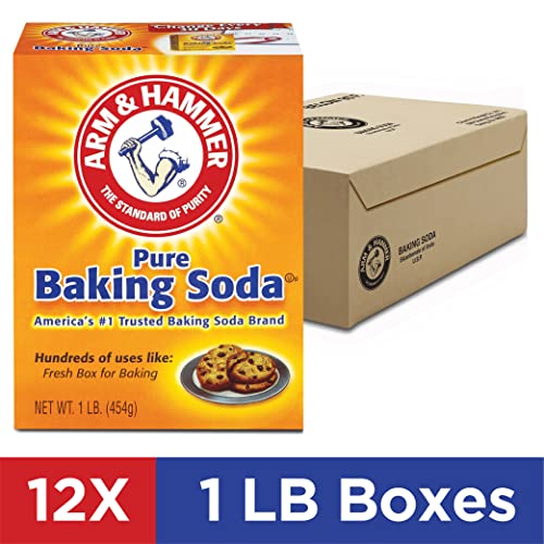 Arm & Hammer Baking Soda, 1 Pound (Pack of 12) W8601
