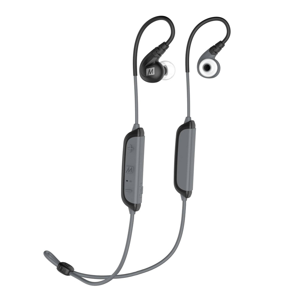 Mee Audio X8 Secure-Fit Stereo Bluetooth Wireless Sports in-Ear Headphones (Black)