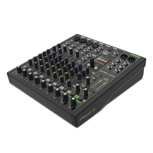 Mackie ProFX10 Go 10-channel Battery-powered Mixer with USB and Effects V810787