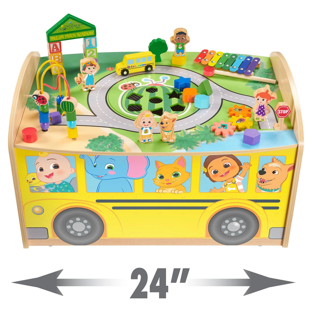 Cocomelon Wheels on the Bus Wooden Activity Table for Toddlers 18 Months+ C905124