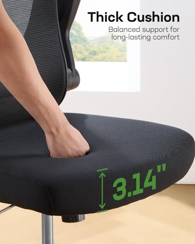 Marsail Ergonomic Office Chair with 3D Lumbar Support & Headrest T824