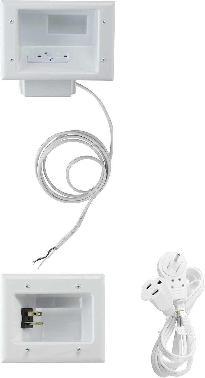 DataComm Flat Screen TV Cable Concealer Kit for In Wall Cable Management, Pack of 2 G1996