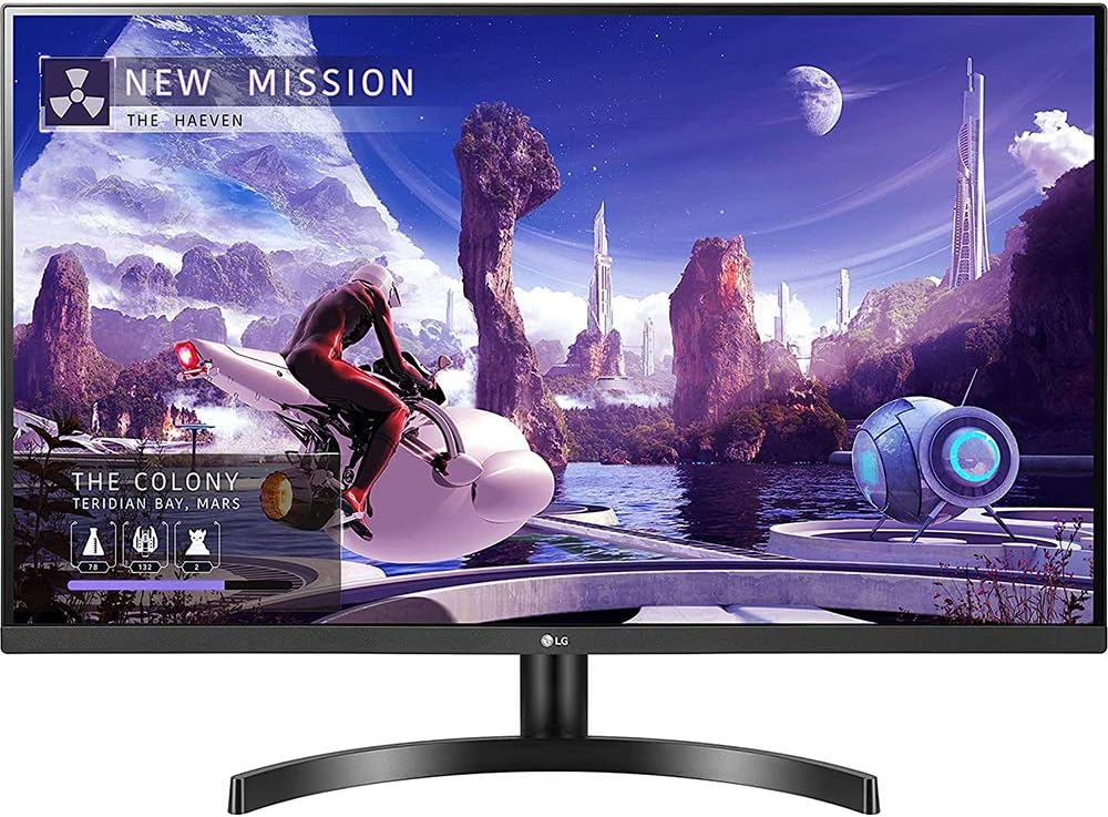 LG 27QN600-B 27 inch QHD IPS Monitor with AMD FreeSync, HDR10 2 Pack U318