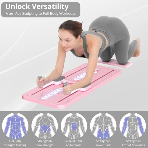 JANUA Pilates Board - Foldable 5-in-1 Reformer Set for Home R193