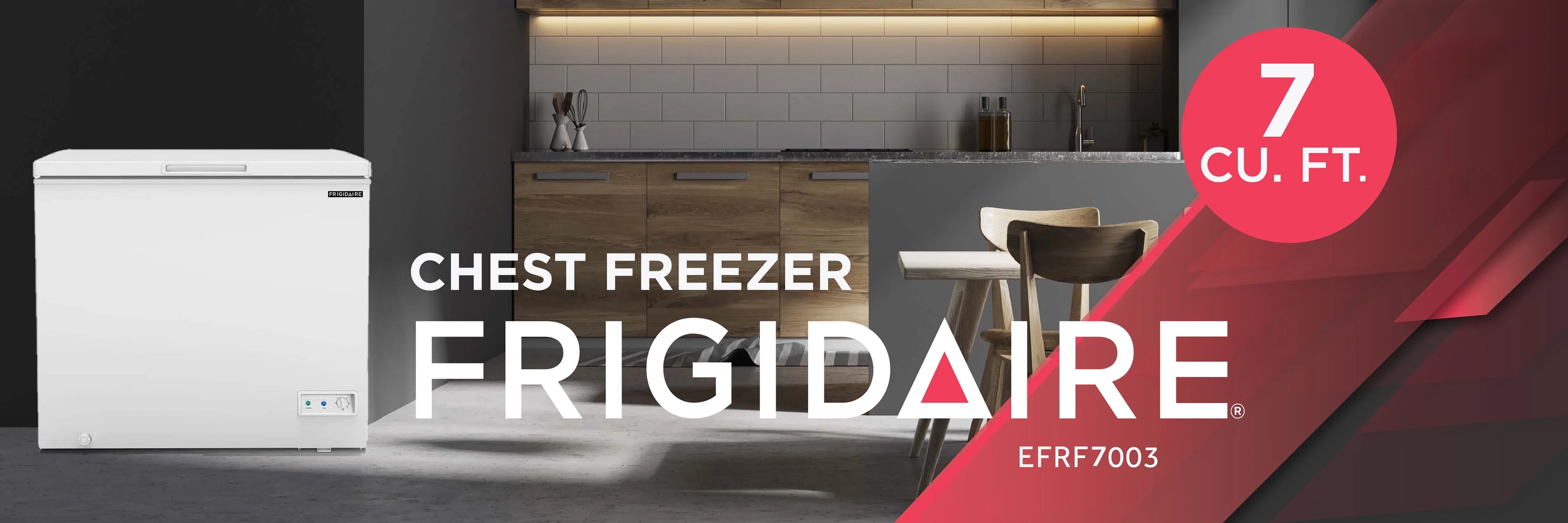 Frigidaire 7.0 Cu. ft. Chest Freezer, White T7839