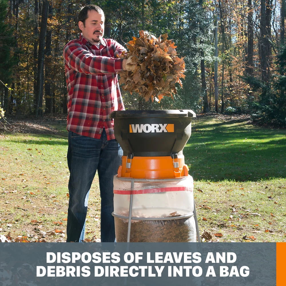 Worx WG430 13 Amp Electric Leaf Mulcher J17206