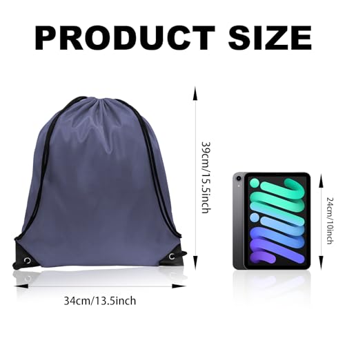 GoodtoU 40 Pack Drawstring Backpacks Waterproof Nylon Cinch Bags for School Gym N792