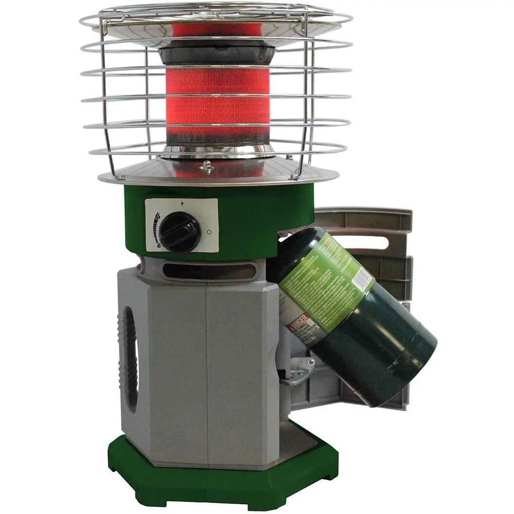 DuraHeat Freestanding Gray Propane Patio Heater D2538