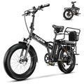 Folding Electric Bike 1000W 48V 20AH Removable Battery 20" Fat Tire for Adults C847123
