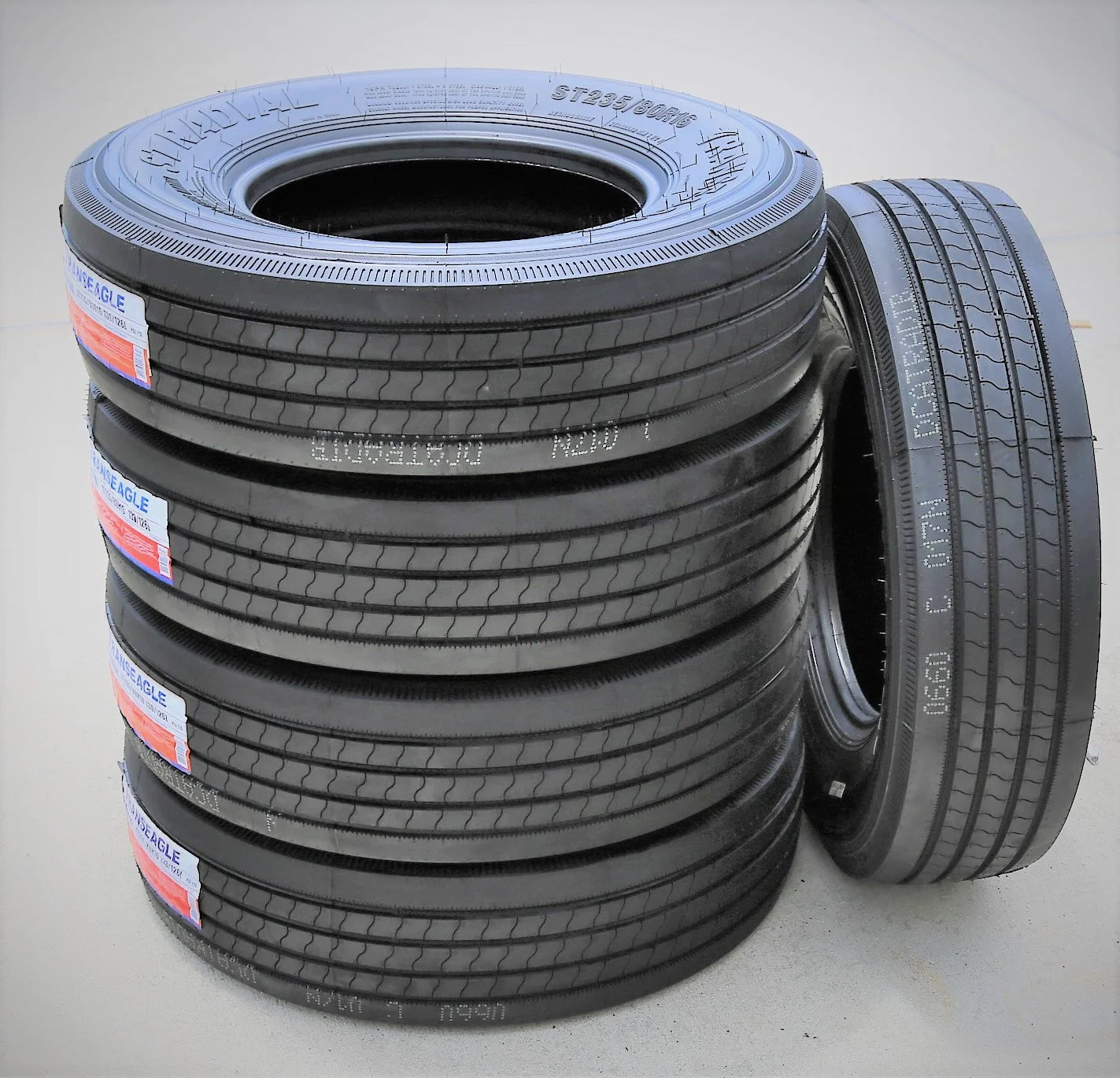 Transeagle All Steel ST Radial Trailer Tire 235/80R16 Load H 16 Ply Q282