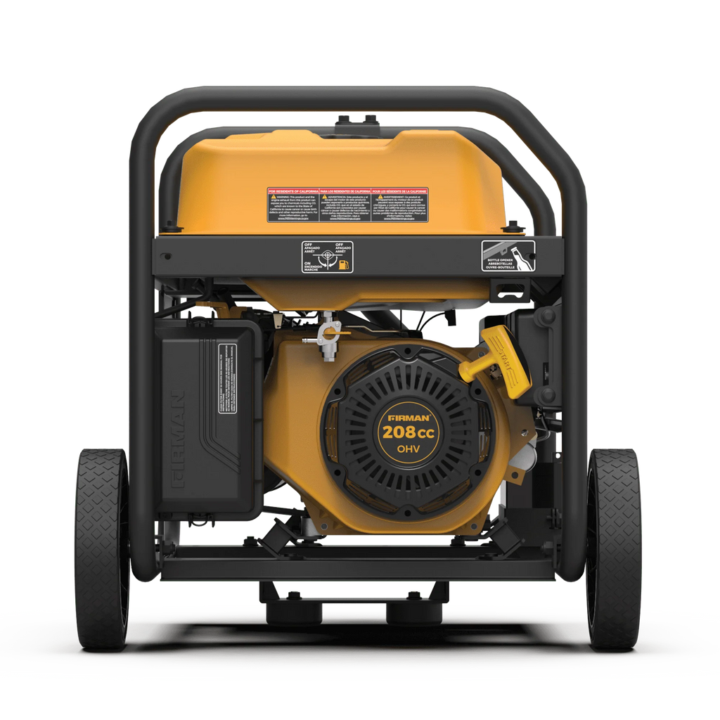FIRMAN P03619 4550/3650 Watt Remote Start Gas Portable Generator with Wheel Kit K98333