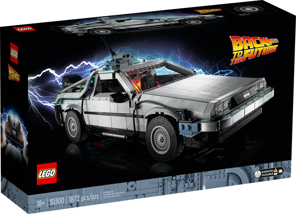 LEGO Icons Back to the Future Time Machine 10300 Building Kit Q811751
