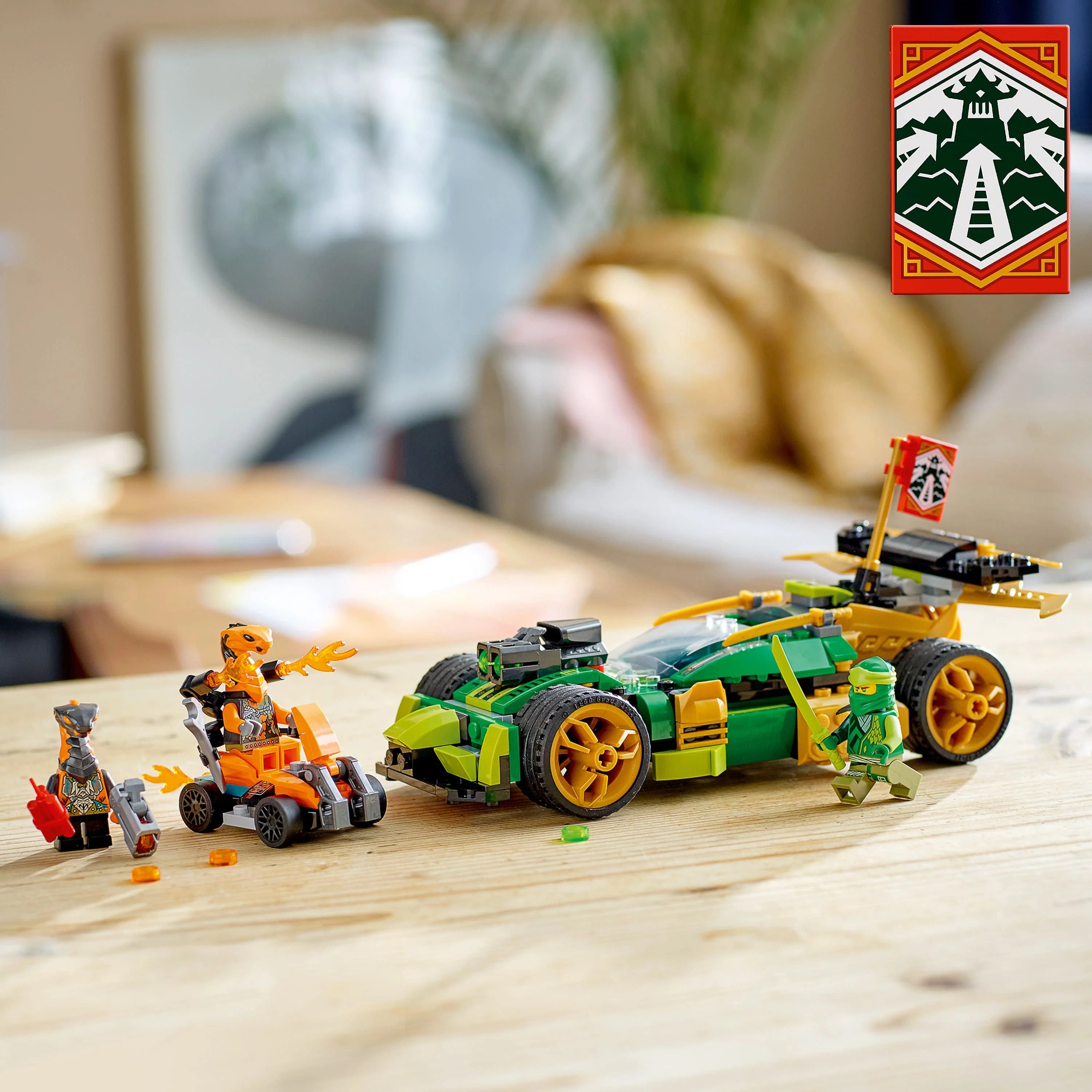 LEGO NINJAGO Lloyd's Race Car EVO 71763 Building Toy Set for Kids 6+ G320