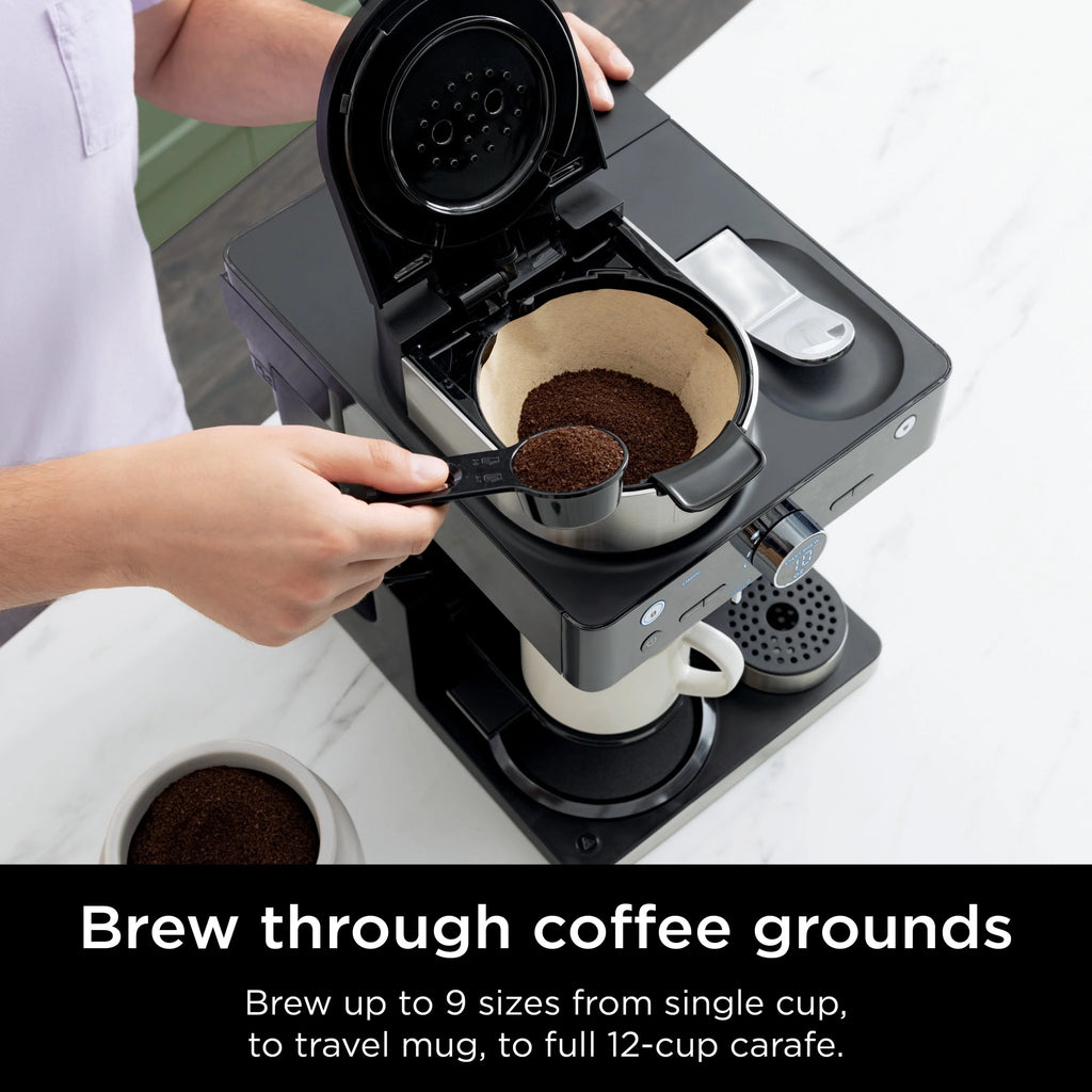 Ninja CFN601 Espresso & Coffee Barista System, Single-Serve & Capsule Compatible K171423