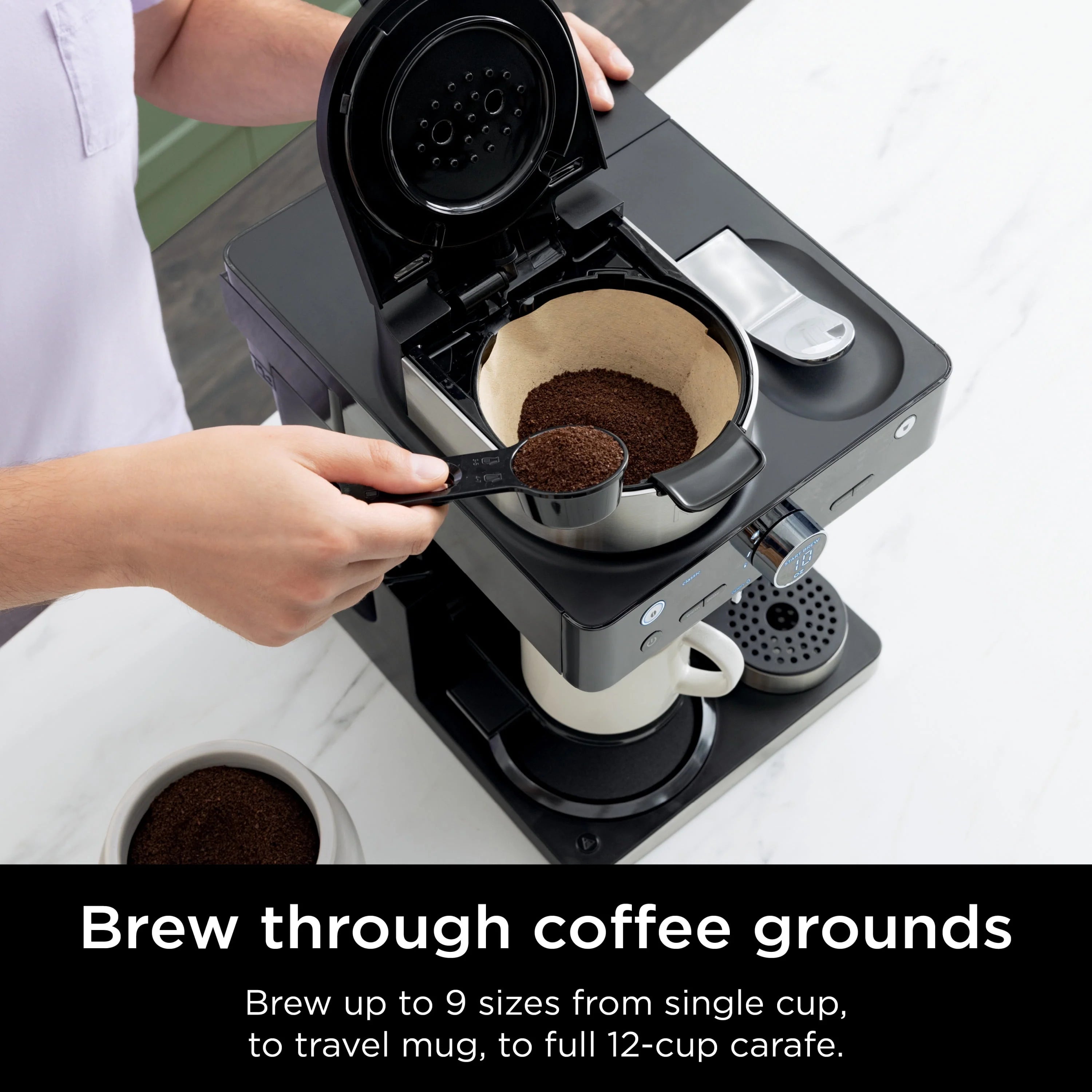 Ninja CFN601 Espresso & Coffee Barista System, Single-Serve & Capsule Compatible K171423