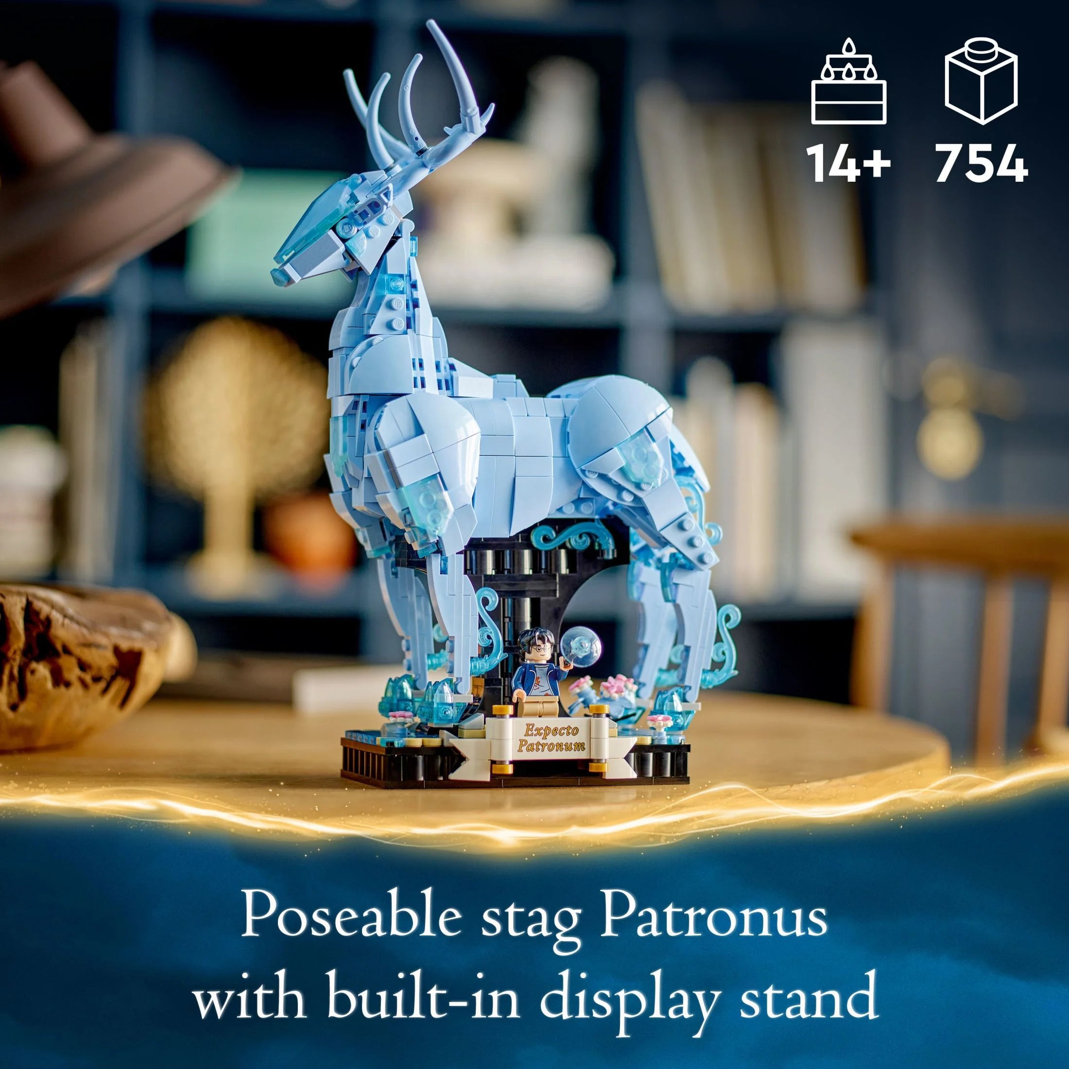 LEGO Harry Potter Expecto Patronum 2-in-1 Building Set for Teens and Fans 14+ G44137