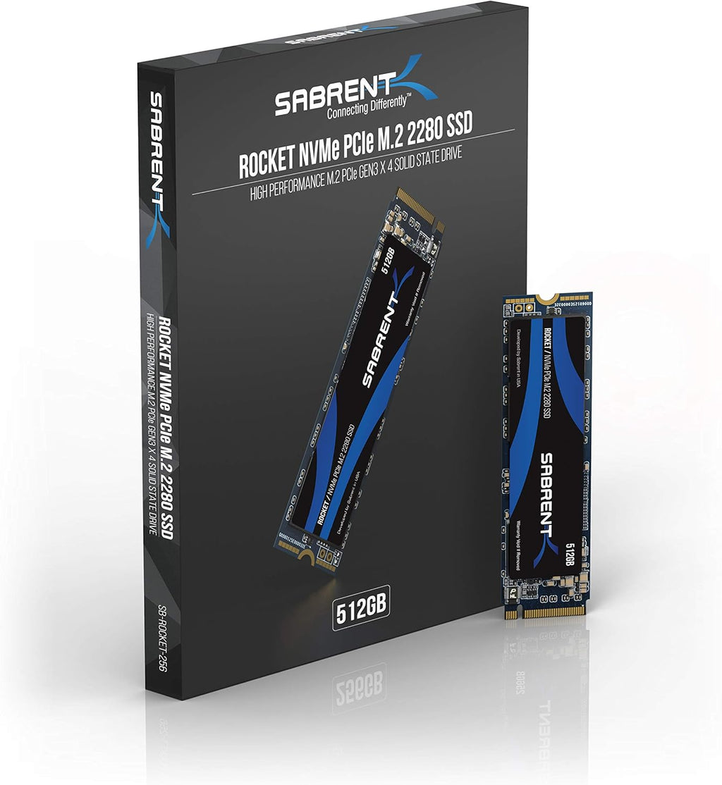 Sabrent 512GB Rocket NVMe PCIe M.2 2280 Internal SSD (SB-ROCKET-512) 2-Pack X702