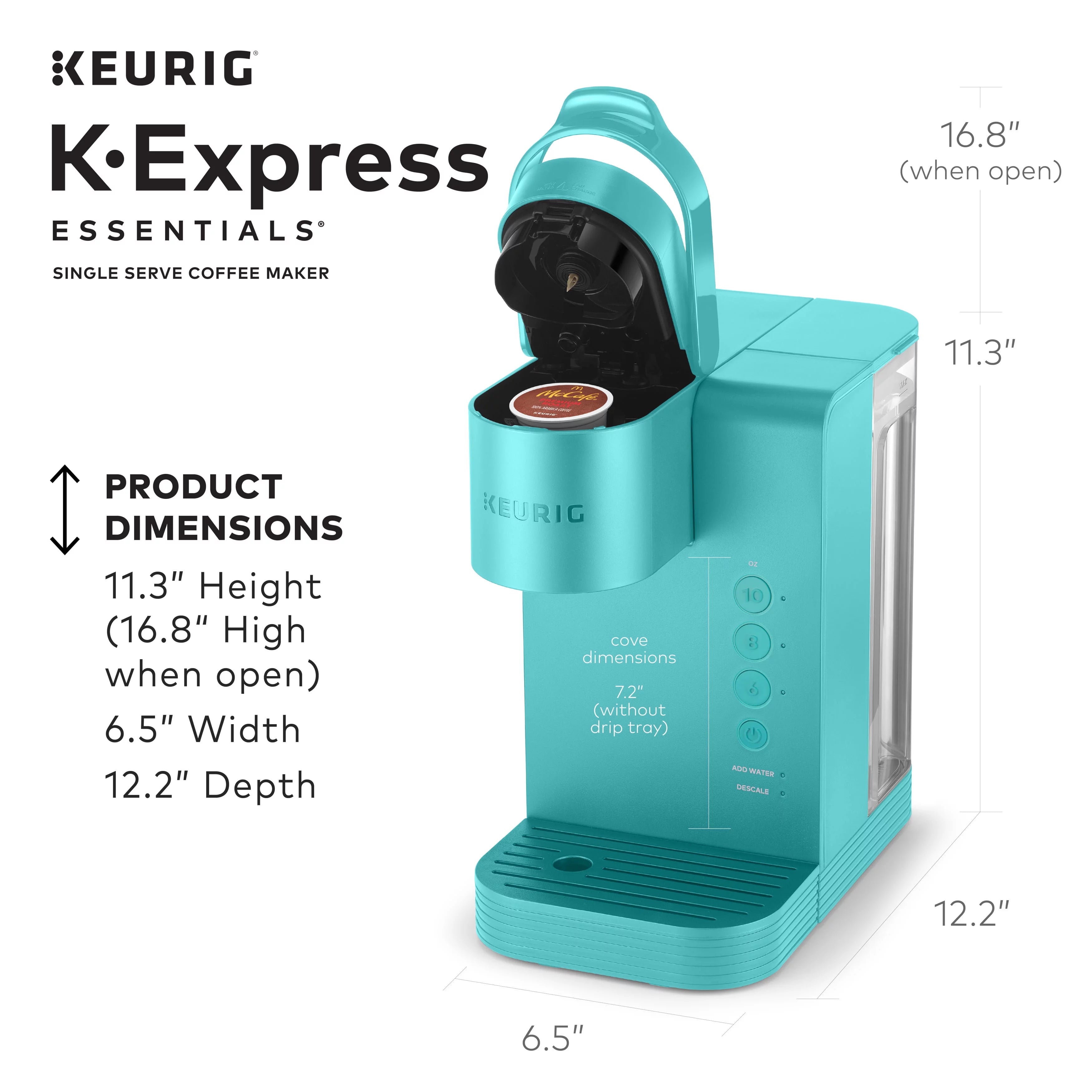 Keurig K-Express Essentials Black Single Serve K-Cup Coffee Maker T91964