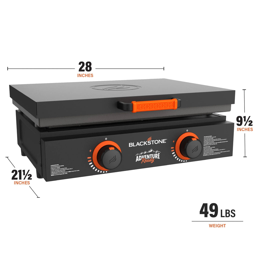 Blackstone Adventure Ready 2-Burner 22 Propane Griddle with Hard Cover U184511