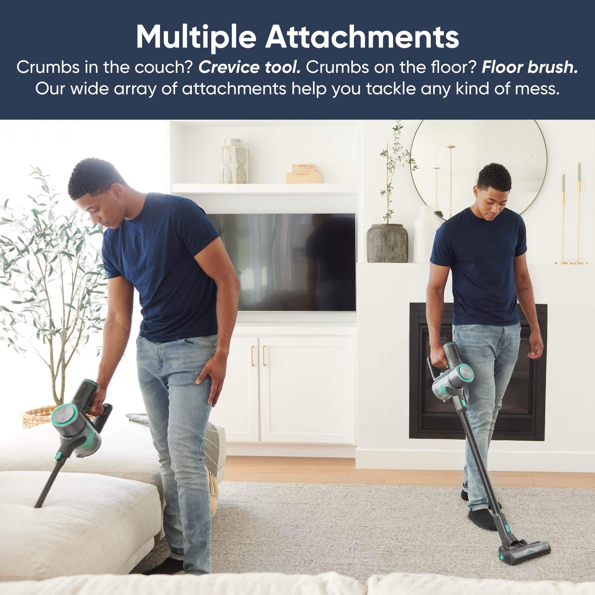 Wyze Cordless Stick Vacuum 20kPa for Carpet, Hard Floors and Pet Hair O187