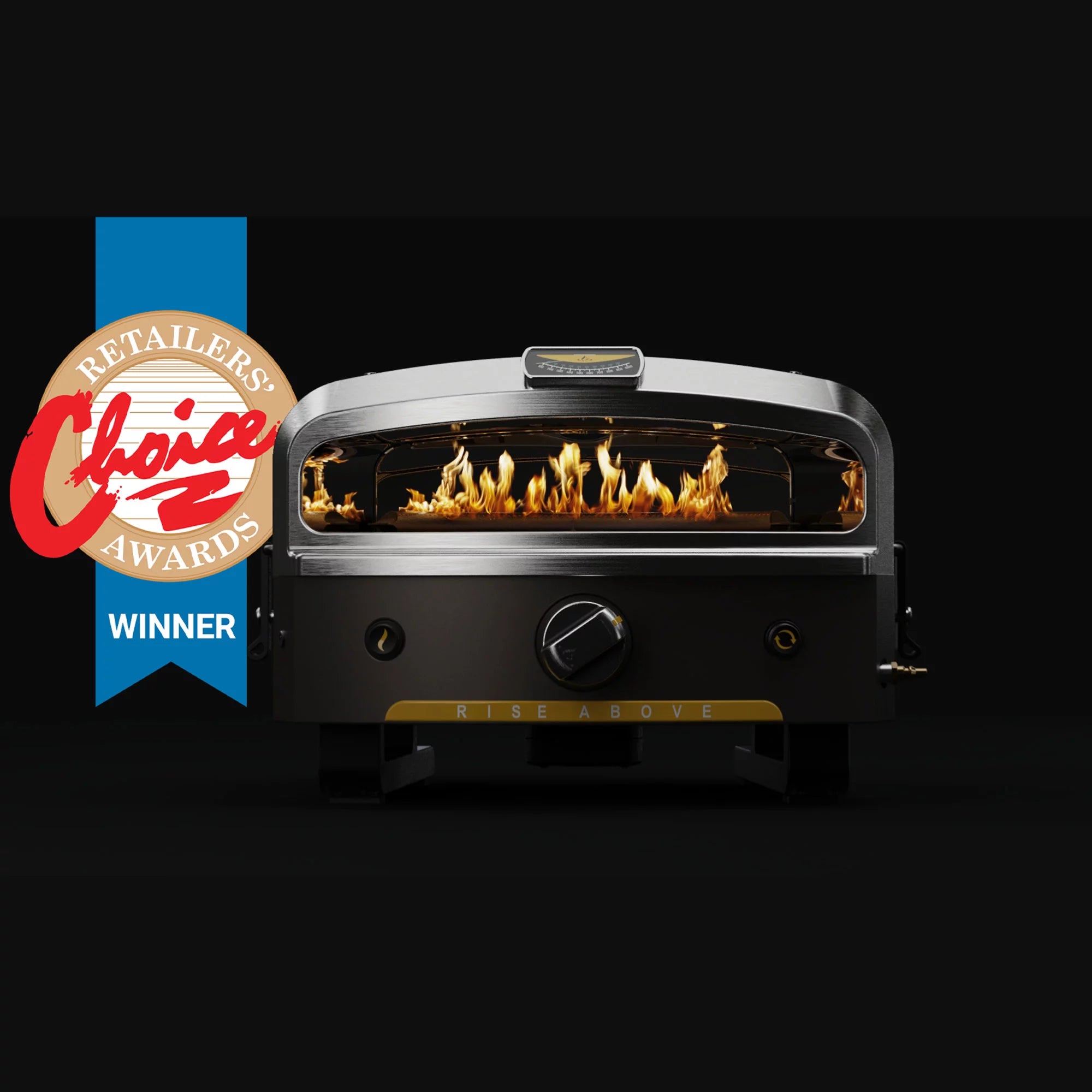 Halo Versa 16 LP Gas Portable Outdoor Pizza Oven with Rotating Stone G9890