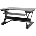 Ergotron WorkFit Sit-Stand Desktop Workstation, Black