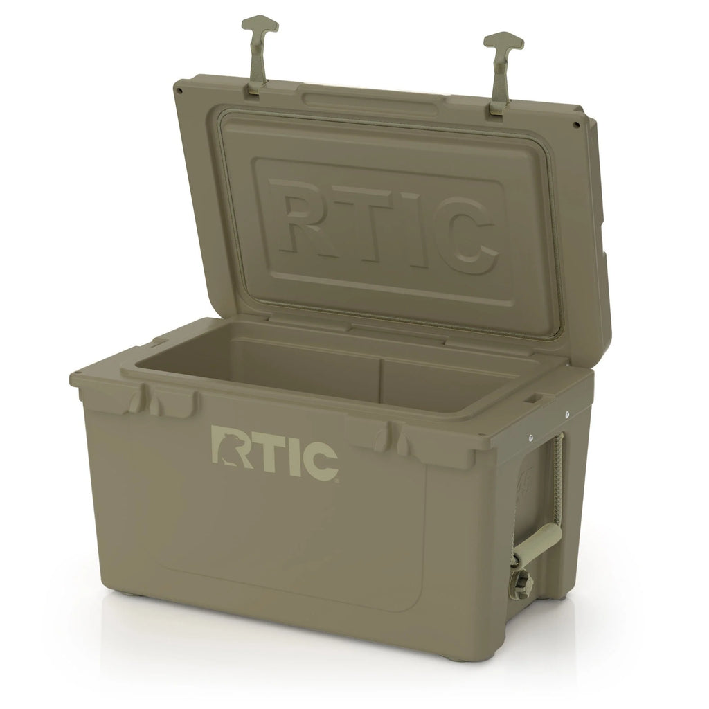 RTIC 45 qt Ultra-Tough Cooler, Insulated Portable Ice Chest, Olive B61533